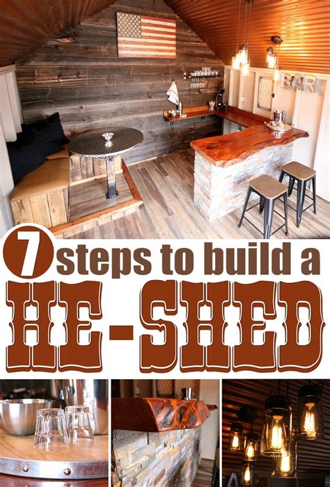steps  build   shed man shed interior ideas shed