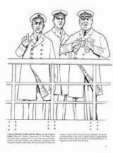 Titanic Coloring Books Edward Captain Sketches sketch template