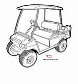 Cart Drawing Car Golf Buggy Dune Template Cartoon Coloring Pages Drawings Club Getdrawings Printable Carts Paintingvalley sketch template