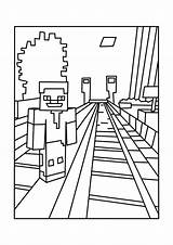 Herobrine Pages Coloring Minecraft Getcolorings Colouring Printable sketch template