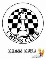 Chess Club Board Coloring Yescoloring Pages Logo Print Pieces Choose Overview Kaynak sketch template