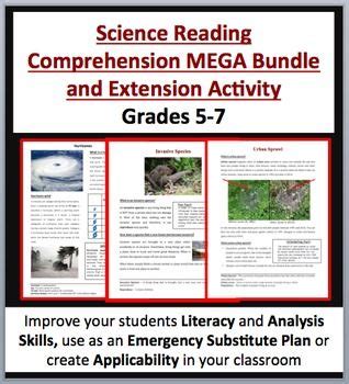 science article bundle grades    science reading articles