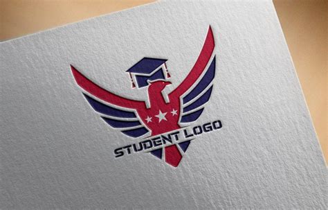 student logo design template graphicsfamily