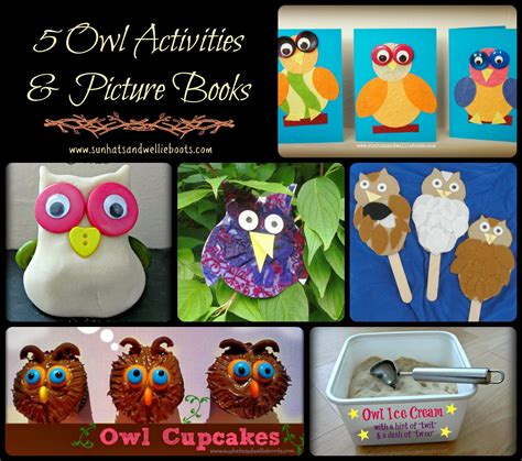 sun hats wellie boots   owls crafts activities picture