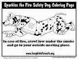 2010 Fire Safety Coloring January sketch template
