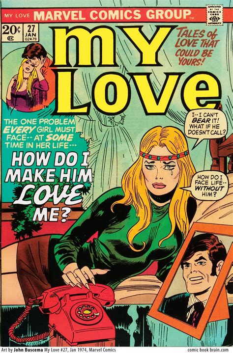 My Love 27 1974 John Buscema Cover Art Romance Comics Comics