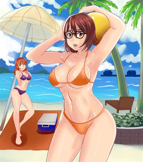 Daphne Y Velma Beach Scooby Doo By Angelox27 On Deviantart