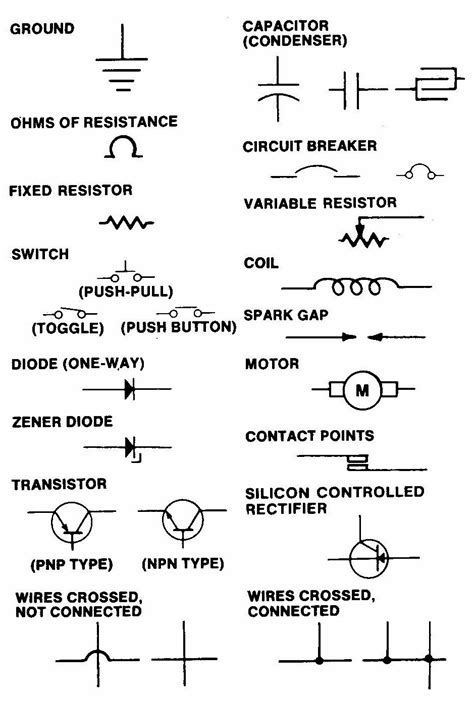 electrical diagram symbols uk