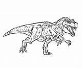 Tyrex Dinosaure sketch template