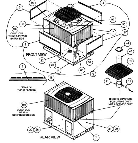carrier package unit parts model xt sears partsdirect