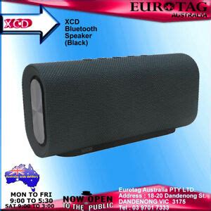 xcd bluetooth speaker black xcdpbtsgy brand   months warranty ebay