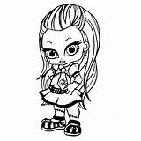 Monster High Baby Coloring Pages Books Printable sketch template