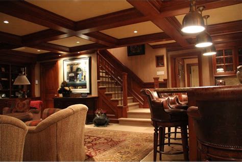 luxury basement traditional basement  york   berard designs houzz