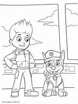 Patrol Paw Coloring Pages Printable Print Kids Cartoon Look Other Characters sketch template