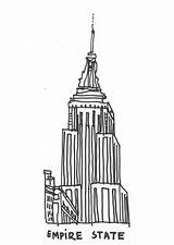 Empire State Building Drawing Illustration York Dimensions Sketch Drawings Gulliver Hancock James City Paintingvalley Nova sketch template