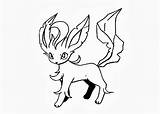 Pokemon Coloring Pages Leafeon Eevee Print Cartoon Evolutions Printable Pikachu Landscaping Clipart Color Getcolorings Getdrawings Sylveon Cute Template sketch template