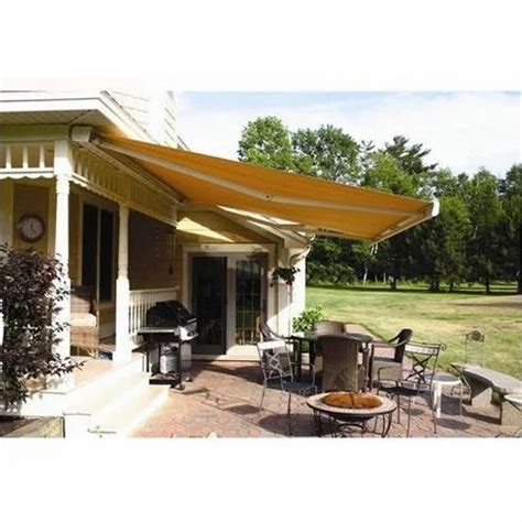 retractable awning canopy  rs square feet retractable awning  mumbai id