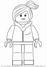 Lego Draw Movie Wyldstyle Drawing Step Coloring Pages People Man Drawings Figure Disney Printable Tutorials Cartoon Movies Party Choose Board sketch template