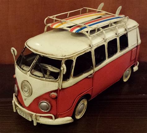 volkswagen  bus metalen modelauto miniatuur zeer mooi catawiki