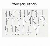 Futhark Runes Viking Younger Alphabet Rune Norse Tattoo Symbols Tattoos Letters sketch template