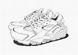 Nike Shoes Drawing Sneakers Huarache Sneaker Air Owen Phillips Favourite Few Afkomstig Van Paintingvalley Collection sketch template