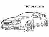 Toyota Pages Coloring sketch template