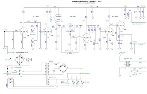 build report tube preamp  bass  guitar diyaudio