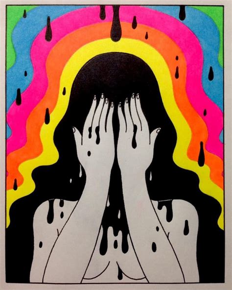 trippy painting ideas  pinterest hippie painting trippy