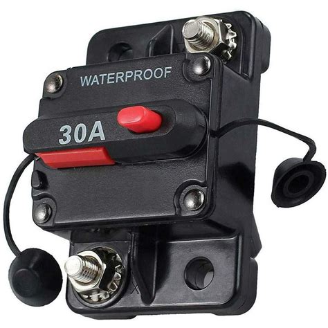 circuit breaker  manual reset unbranded waterproof  amp circuit breaker   car