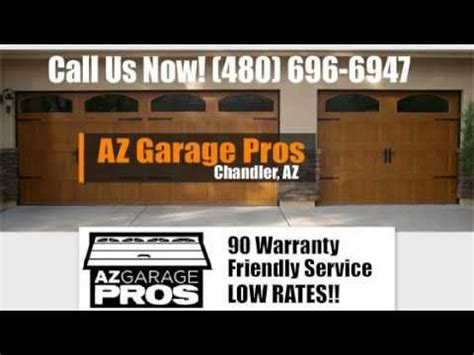 garage door repair chandler az az garage pros youtube