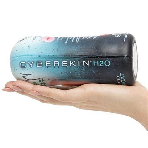 Cyberskin H2o Vulcan Shower Stroker Deep Throat Handheld Masturbators
