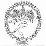 Shiva Xcolorings Maha Trishula Shivaratri sketch template