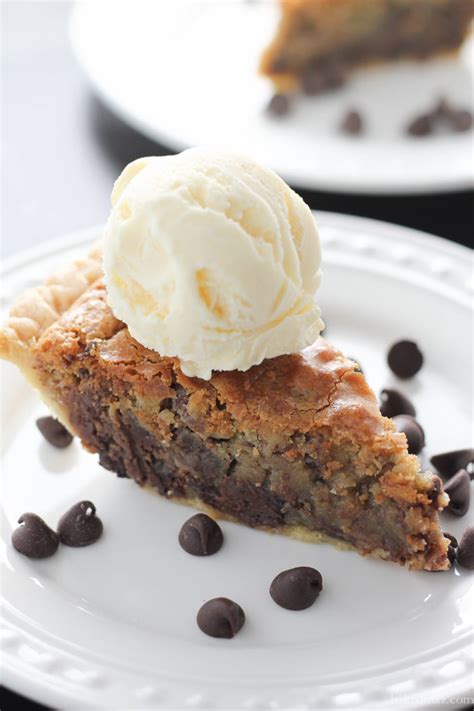 toll house chocolate chip pie baked  az