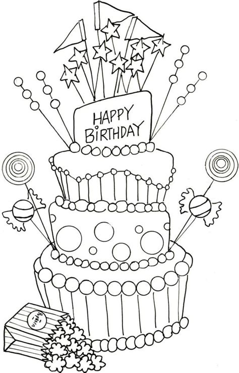 birthday party coloring pages printable richard mcnarys coloring pages