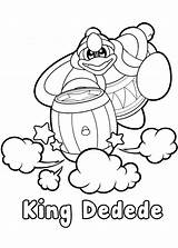 Kirby Dedede Scribblefun Coloringfolder sketch template