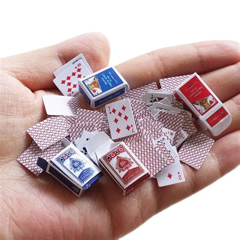 miniature playing cards set  boxes   card decks tiny  haves