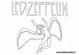 Zeppelin Colouring sketch template