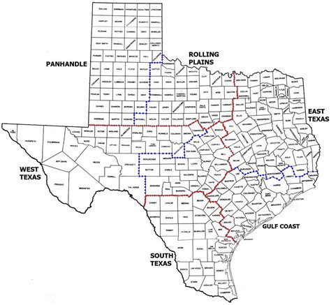 texas counties map state map  texas texas county map