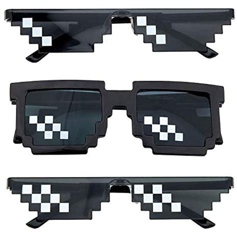 Pixel Sonnenbrille Comius Sharp Mosaik Gläser Thug Life