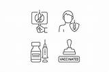 Vaccination Immunization sketch template