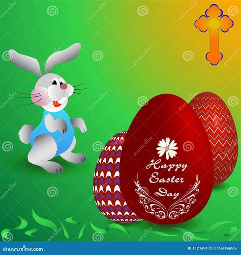 congratulations on easter stock vector illustration of card 112149172