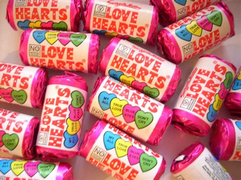 mini love hearts kg  retro sweets love heart true love