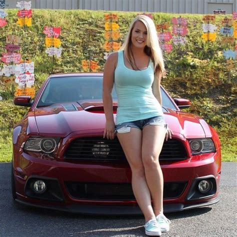 Stang Car Girl Sexy Cars Mustang Girl Ford Girl