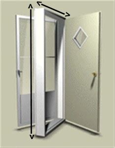 measure  install exterior comination doors