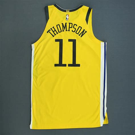 klay thompson golden state warriors christmas day  game worn