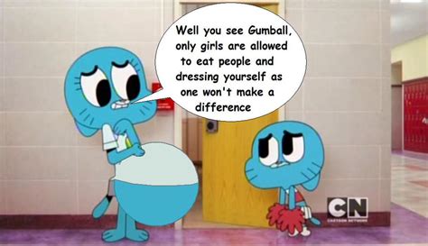 Nicole Explains Vore To Gumball By Voreediter On Deviantart