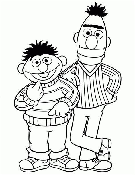 sesame street count coloring pages coloring home