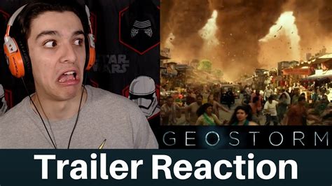 geostorm official trailer  reaction youtube