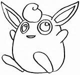Wigglytuff Jigglypuff Pokémon Pokemons sketch template