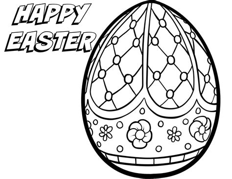 printable easter coloring pages egg house page  printable